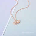 925 Collier de perle en or rose en argent sterling